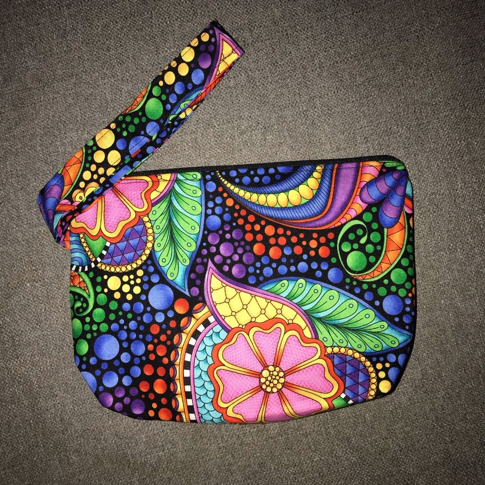 Multicolored Wristlet